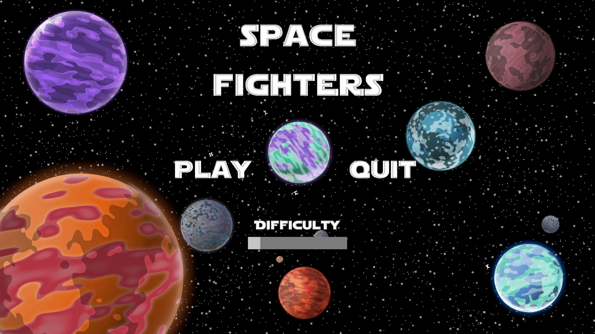 Spaceship game; try to avoid the enemy ai.